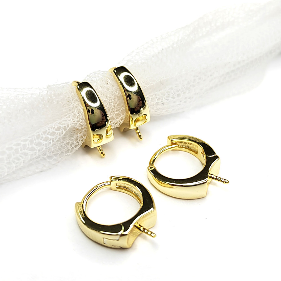 Швензы под вклейку 12 мм, застёжка конго, пара