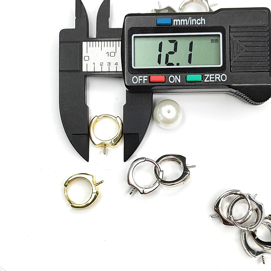 Швензы под вклейку 12 мм, застёжка конго, пара