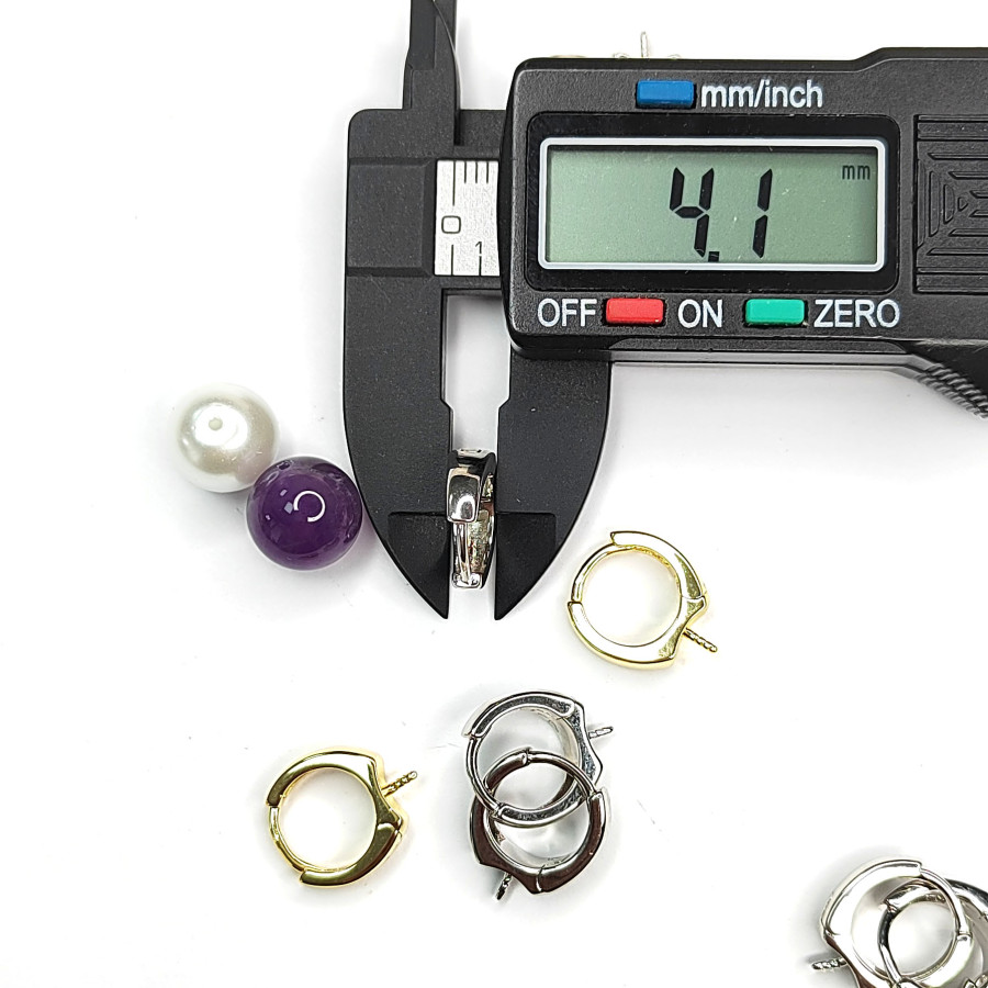 Швензы под вклейку 12 мм, застёжка конго, пара