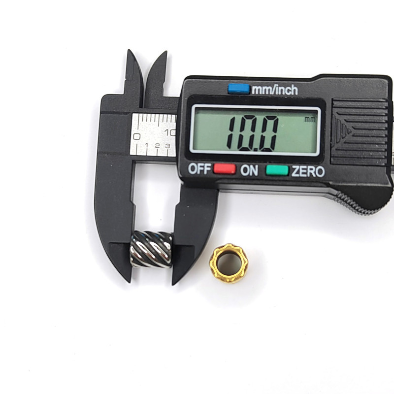 Бусина 10х8,6 мммм разделительная из нержавеющей стали, штука