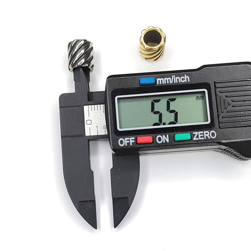 Бусина 10х8,6 мммм разделительная из нержавеющей стали, штука