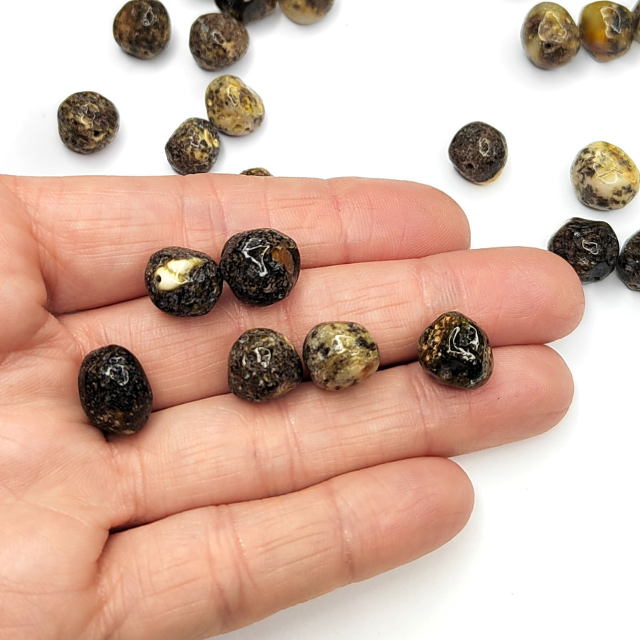 Янтарь природный натуральный 12-14 мм, штука