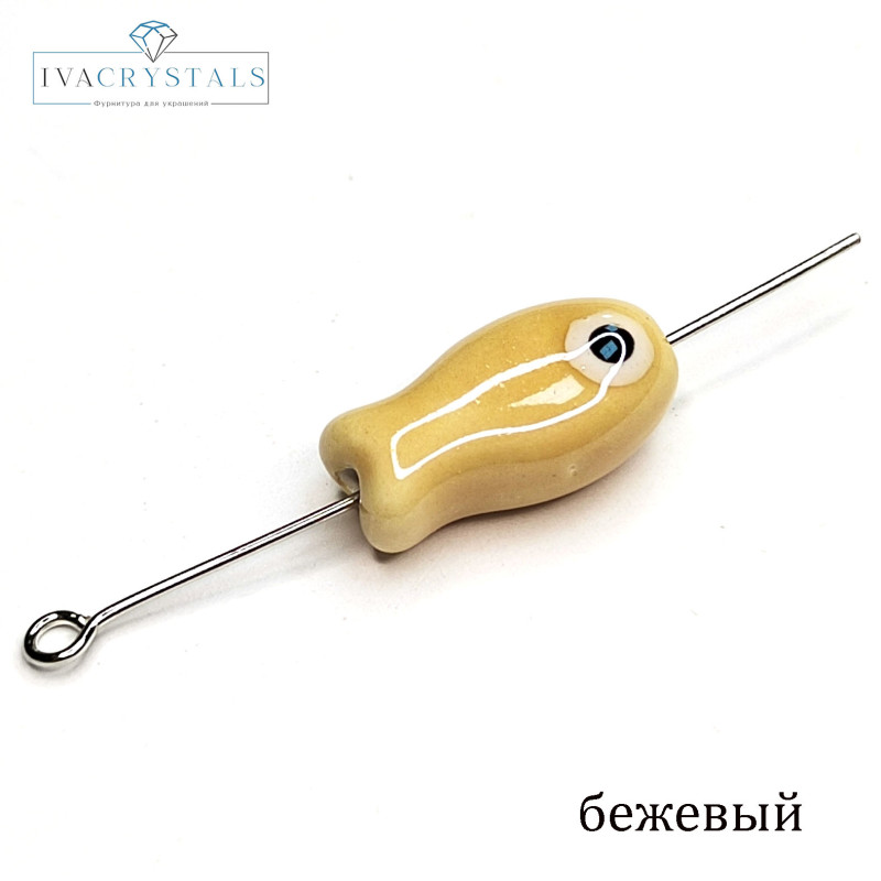 Рыбка керамическая 19х10 мм, штука